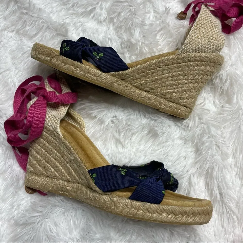 J Crew lace up espadrilles size 7